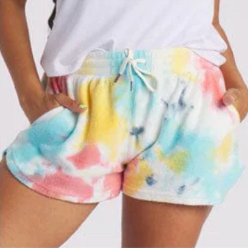 Feat BlanketBlend Shorts Women's Small Pastel Pebble Side Pockets Comfy Soft NWT